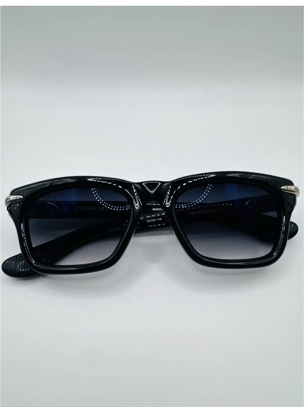 Chrome Hearts Trypoleagain Sunglasses Black Gradient Square